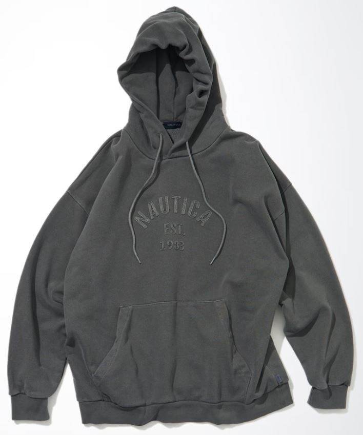 Nautica 刺繡字體帽T (4色)