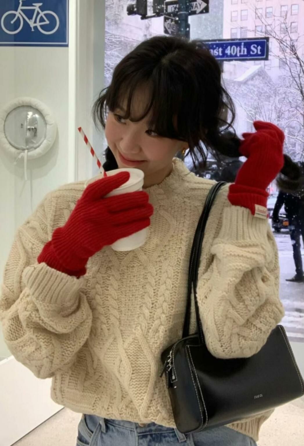 Stand Oil Post Bag(Black)