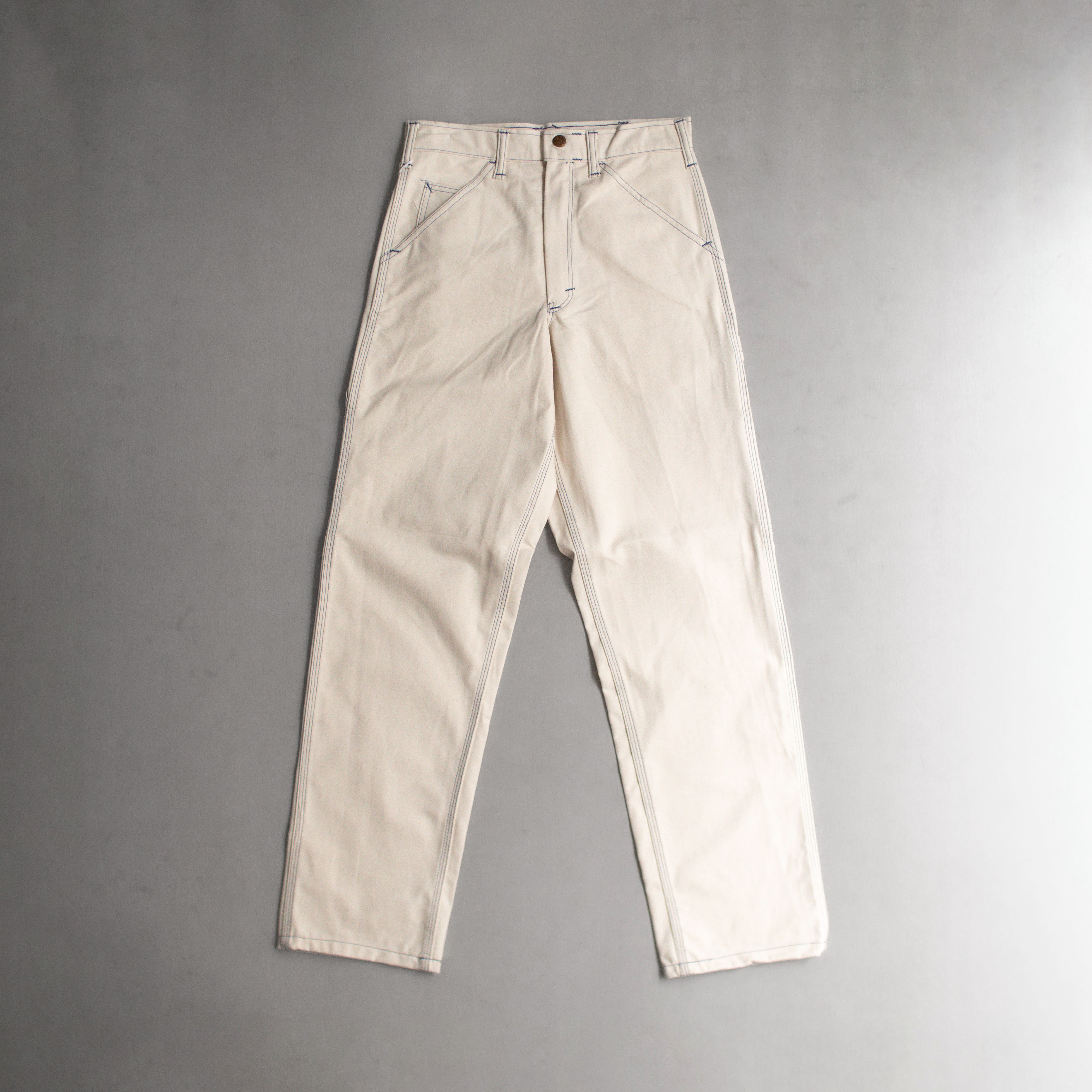 SMITH'S AMERICAN CHARLIE PANTS NATURAL 米白 帆布 油漆 工作褲