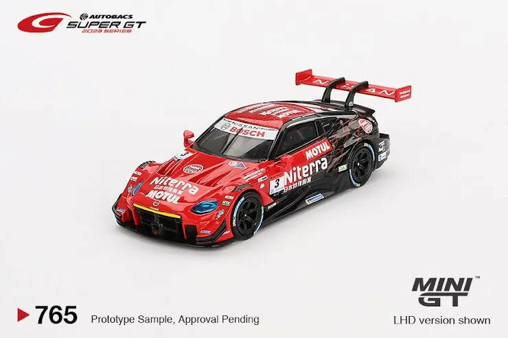 【預訂】Mini GT #765 Nissan Z GT500 #3 "Niterra MOTUL Z" NDDP Racing 2023 Super GT Series / Super GT Blister Packaging