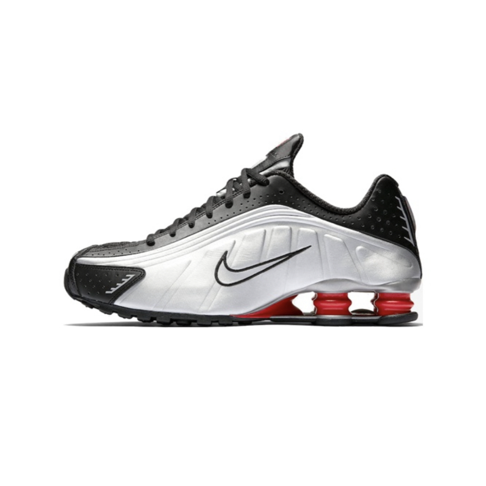 Nike Shox R4 Black Metallic Silver 黑銀紅 彈簧鞋 BV1111-008