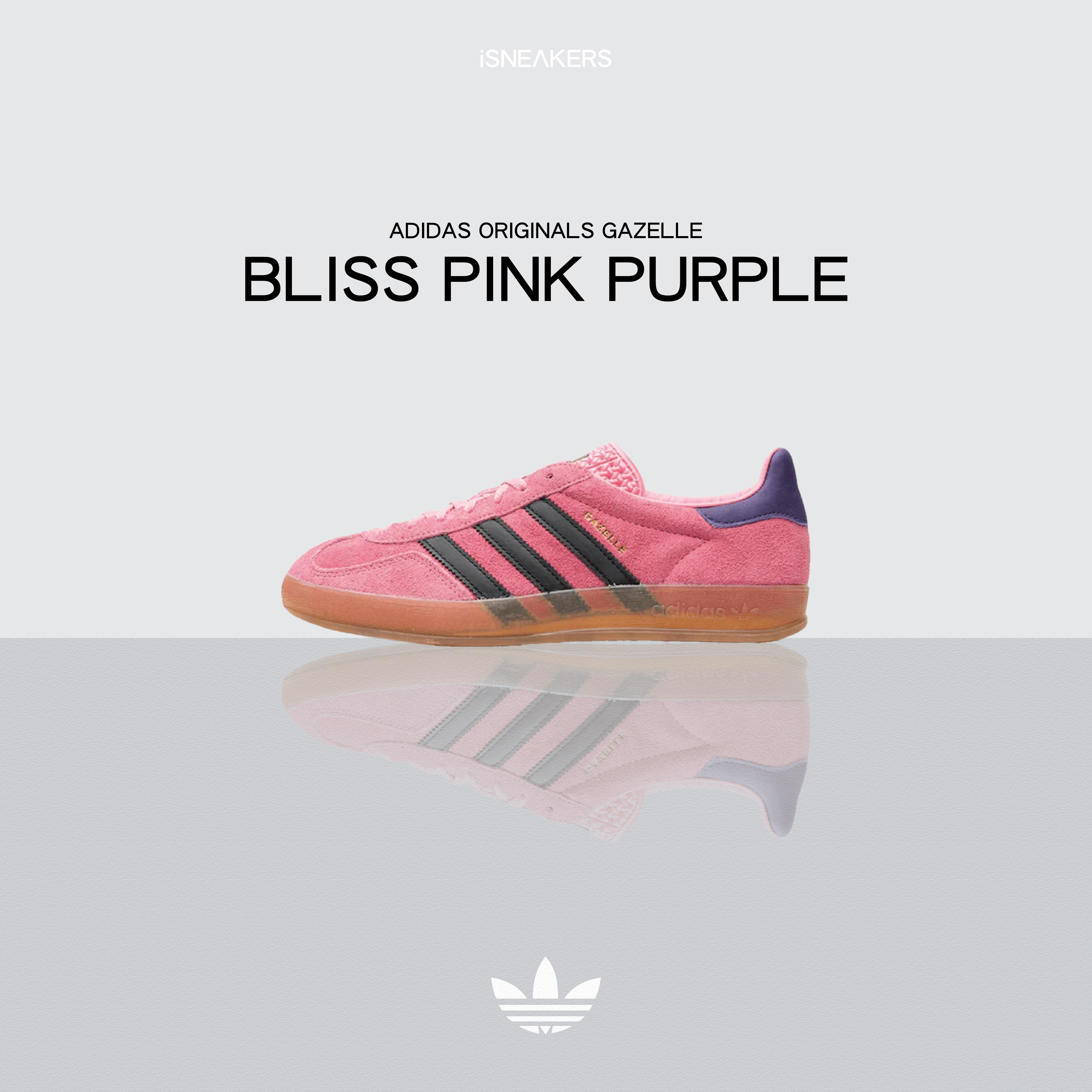 iSNEAKERS｜Adidas Originals Gazelle "Bliss Pink Purple" 粉紫黑 IE7002