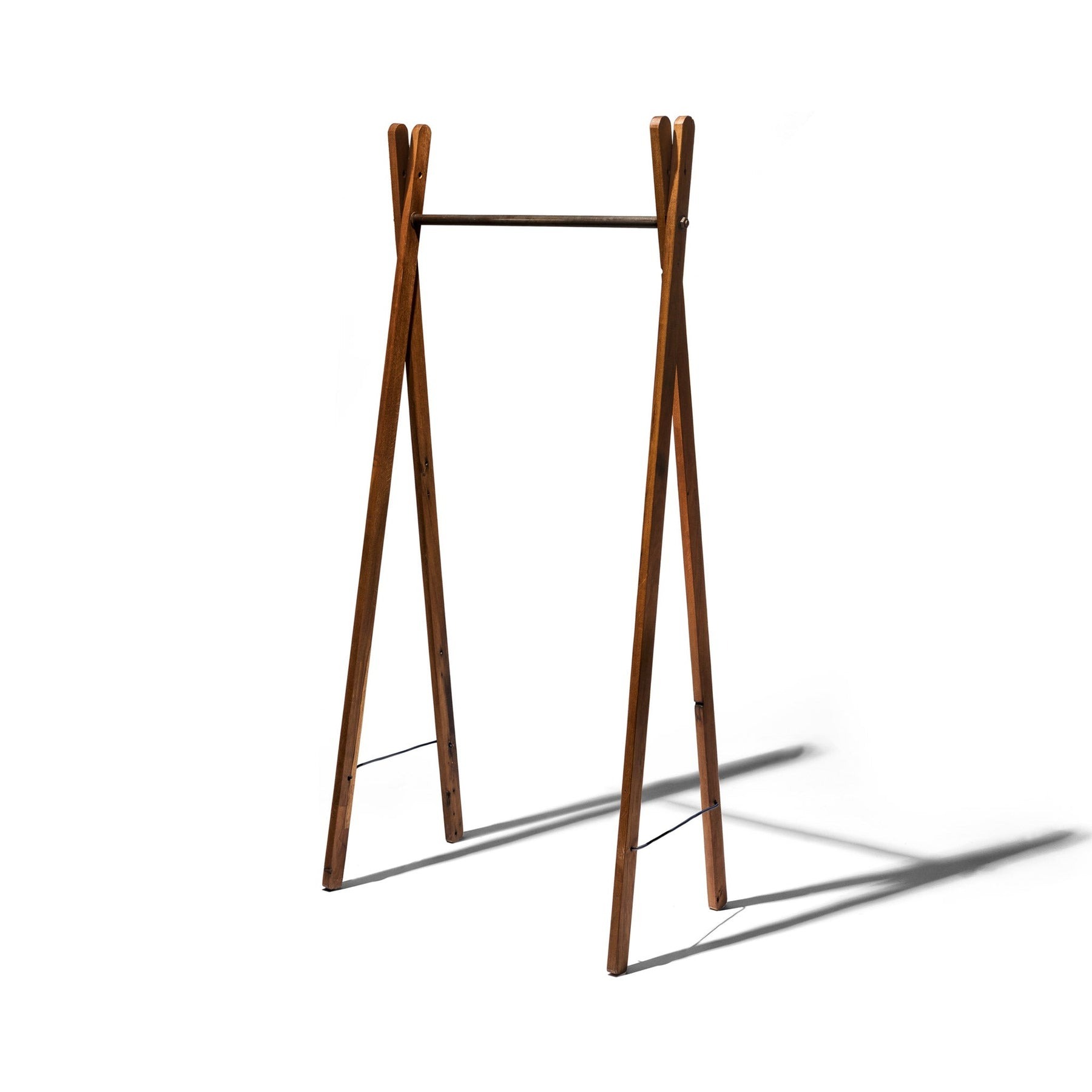 PUEBCO TEAK WOOD GARMENT RACK
