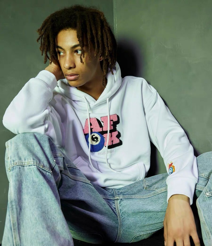 AFGK 六周年毛巾刺繡 帽T A FEW GOOD KIDS