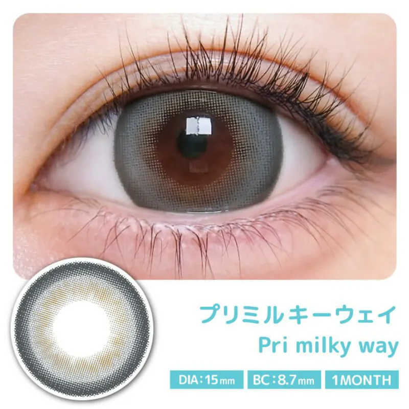 [月拋] PRIMORE 1 Month Pri Milky Way｜彩妝隱形眼鏡｜每盒2片