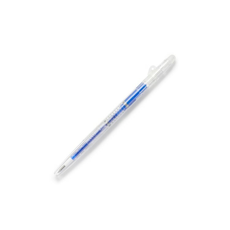 無印良品 MUJI 可消除的細原子筆 0.38mm 藍