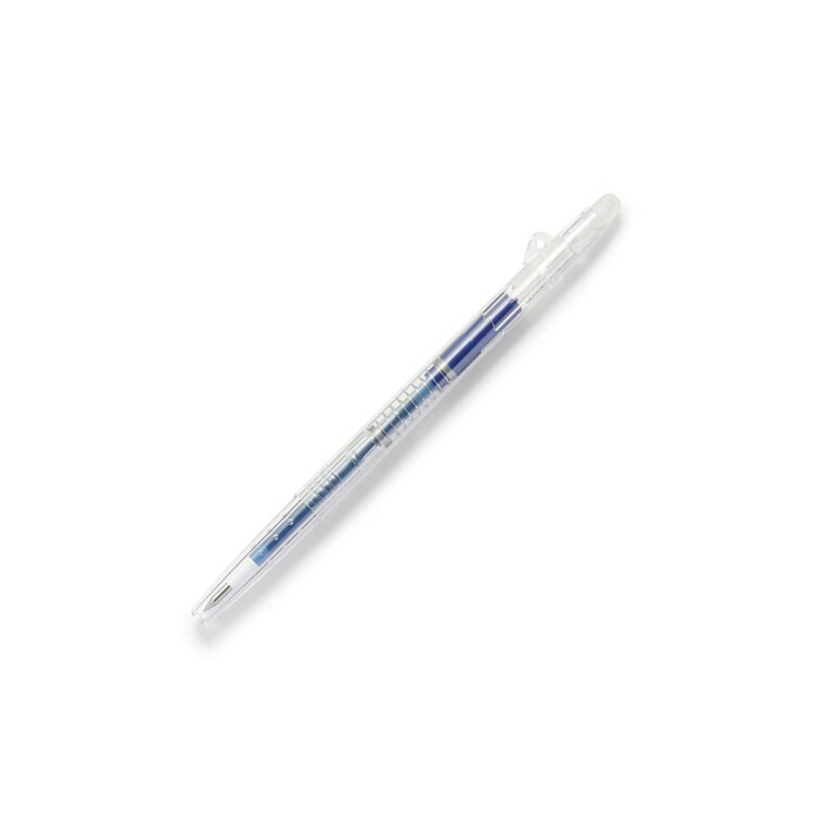 無印良品 MUJI 可消除的細原子筆 0.38mm 藍黑