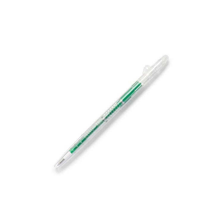 無印良品 MUJI 可消除的細原子筆 0.38mm 綠
