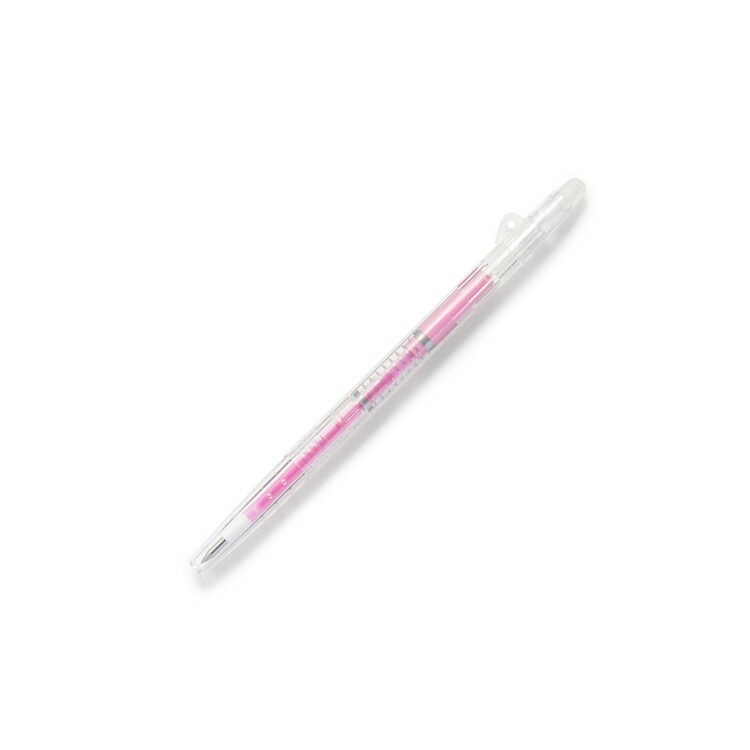 無印良品 MUJI 可消除的細原子筆 0.38mm 粉紅