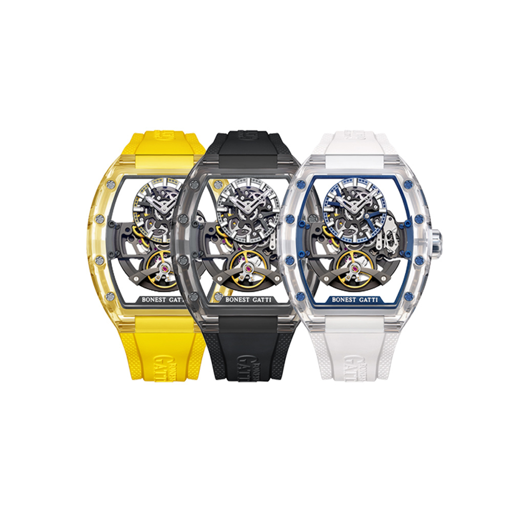 (預購)【Bonest Gatti】BG6005 風暴魅影系 鏤空錶 透視錶 德國機械錶 德國手錶