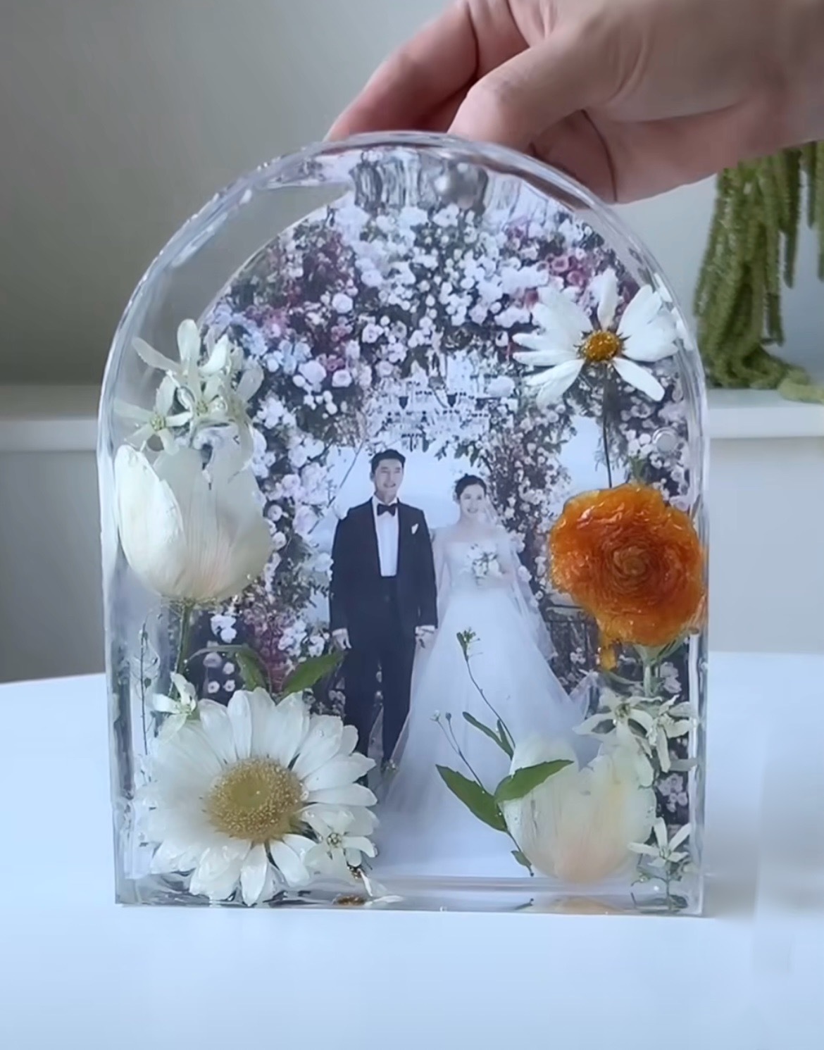 💖Wedding arch photo table磁石水晶相框（可隨意換相片）單堂體驗課程 Whatsapp 61174567預約課堂