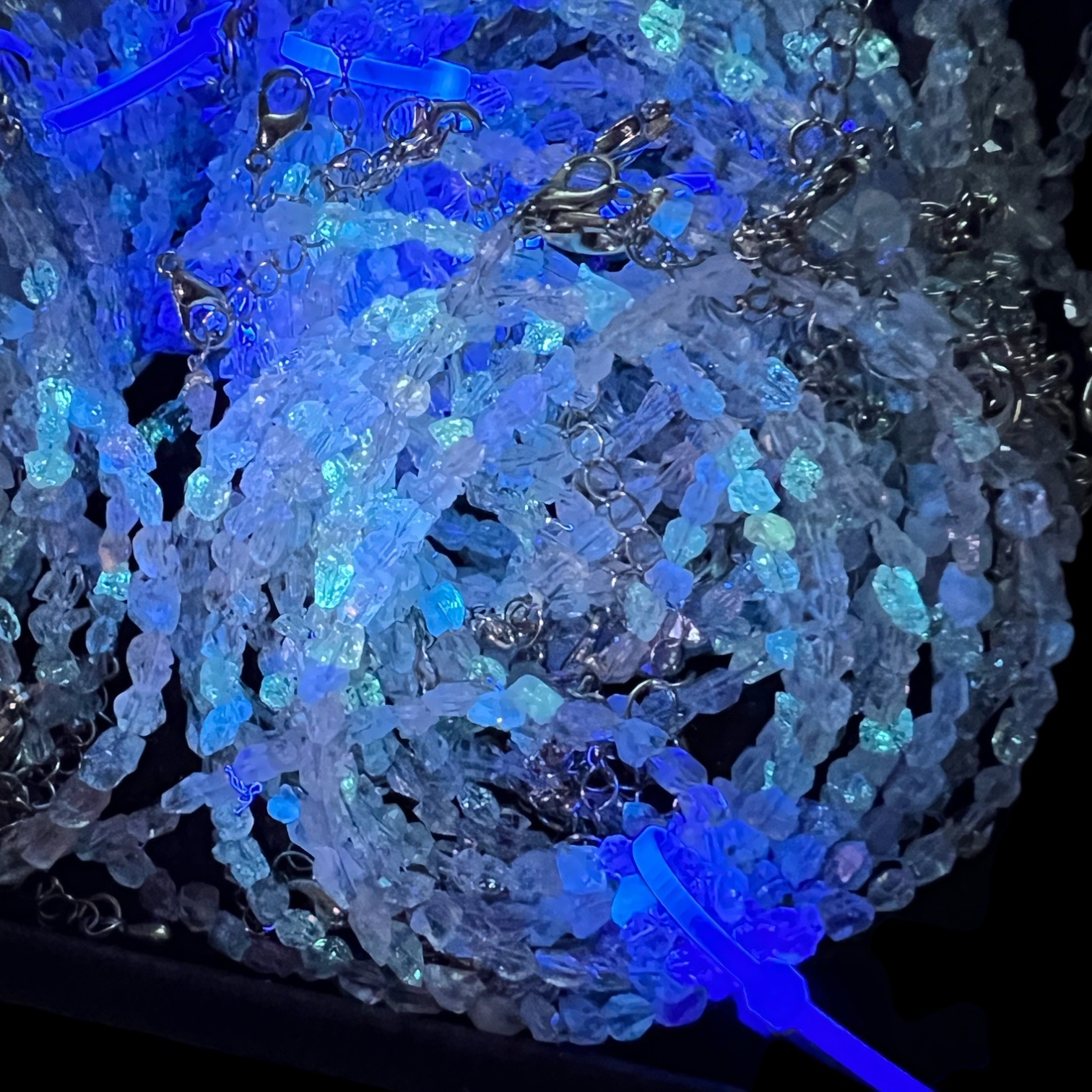 260409 - A26 夜光油膽美國閃靈鑽手鏈（買1送1共2條）