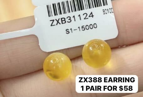 (PO) ZX388 EARRING $58