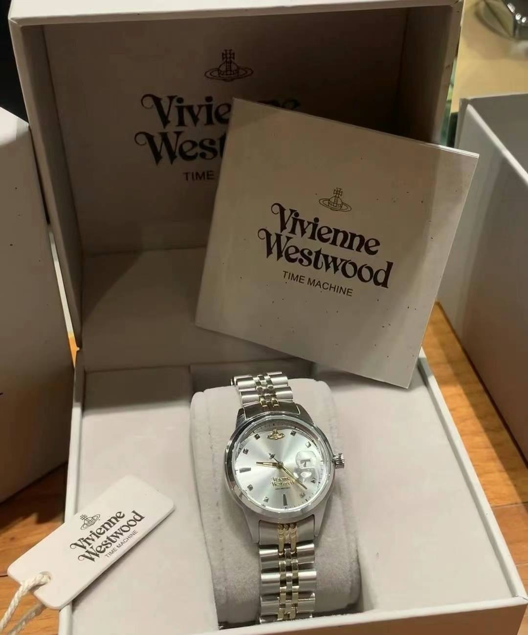 【預購】Vivienne Westwood G090905 女裝手錶（碎冰白）