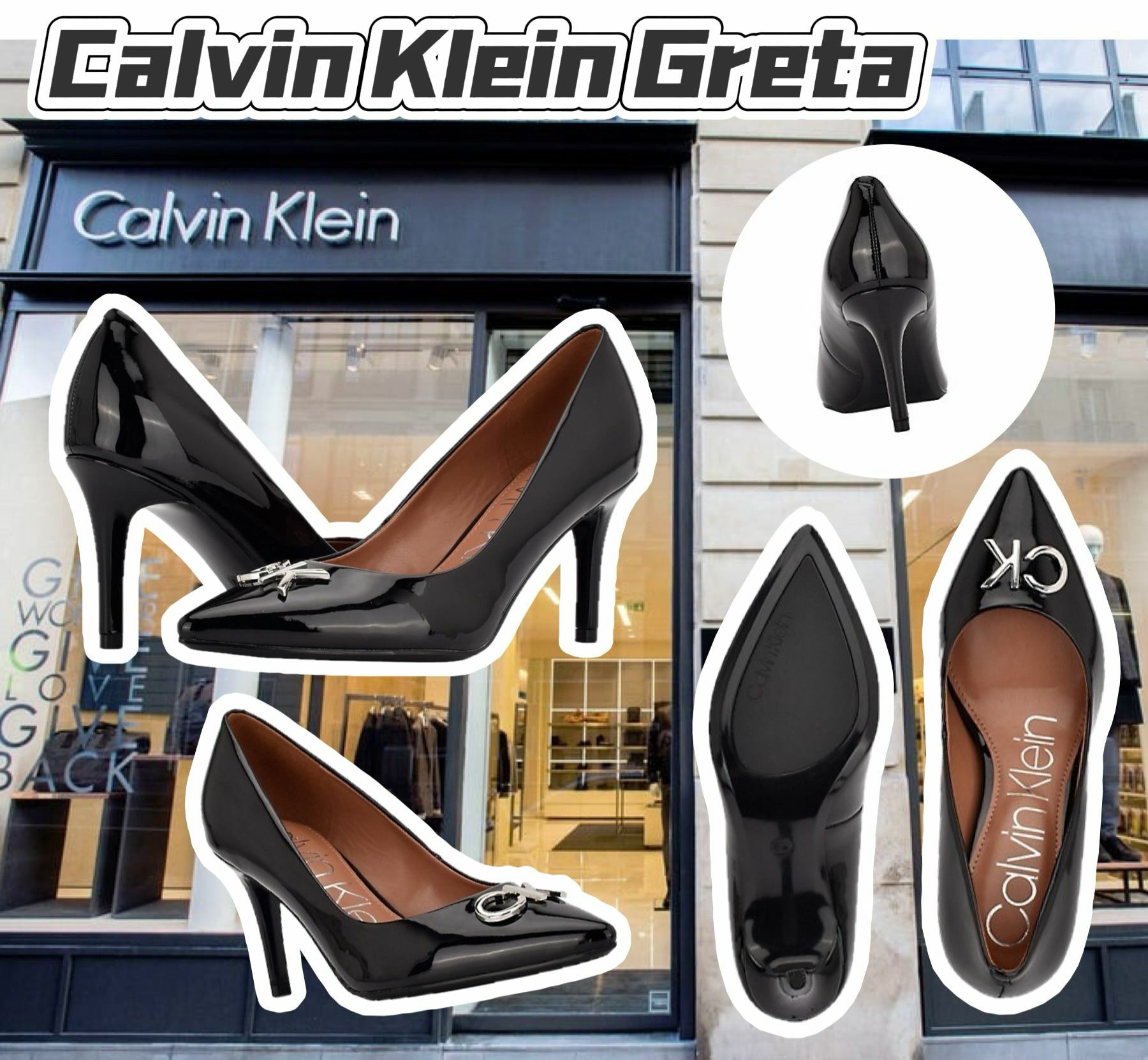 【預購】CALVIN KLEIN Greta G090919 女裝高跟鞋