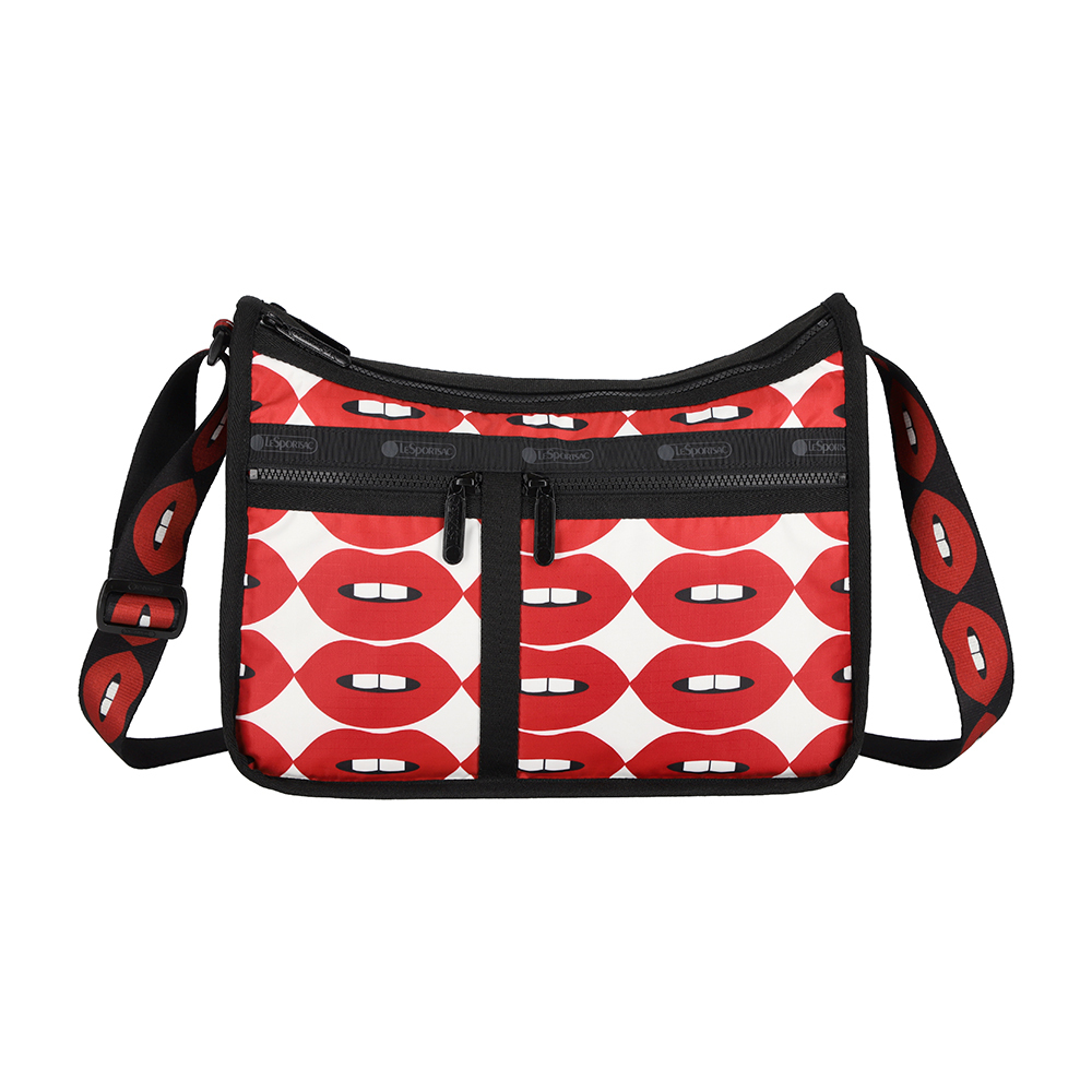 LeSportsac - DELUXE EVERYDAY BAG 奢華斜背包 - 烈焰紅脣