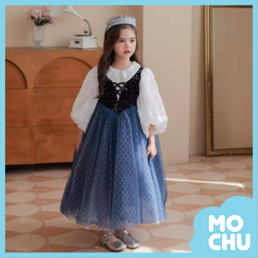 星月雪花公主連身洋裝