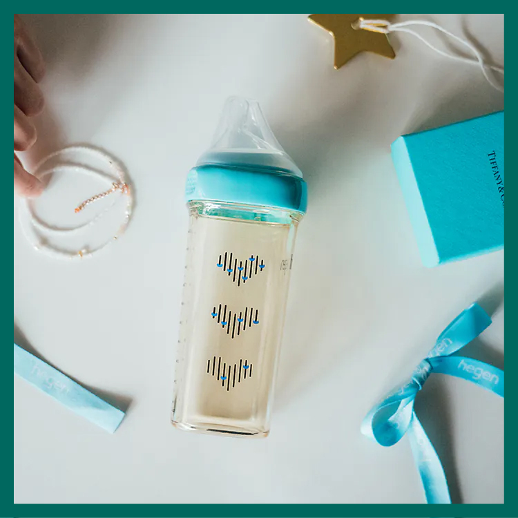 台灣限定｜聯名款誕藍奶瓶 330ml|hegenＸSelina  | O-Market