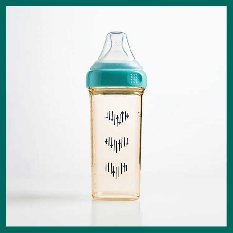 台灣限定｜聯名款誕藍奶瓶 330ml|hegenＸSelina  | O-Market