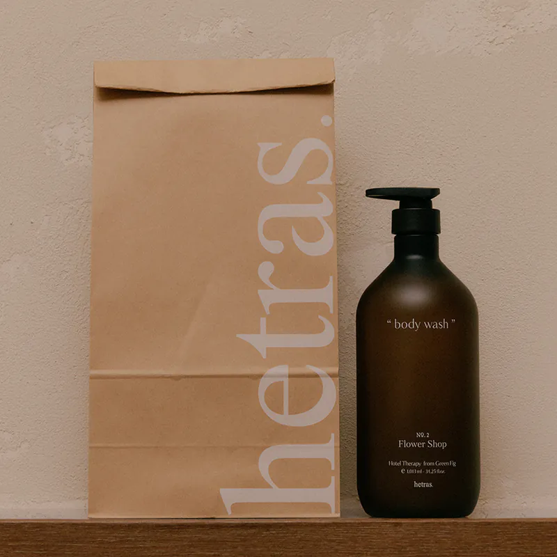韓國hetras. 飯店療癒沐浴乳