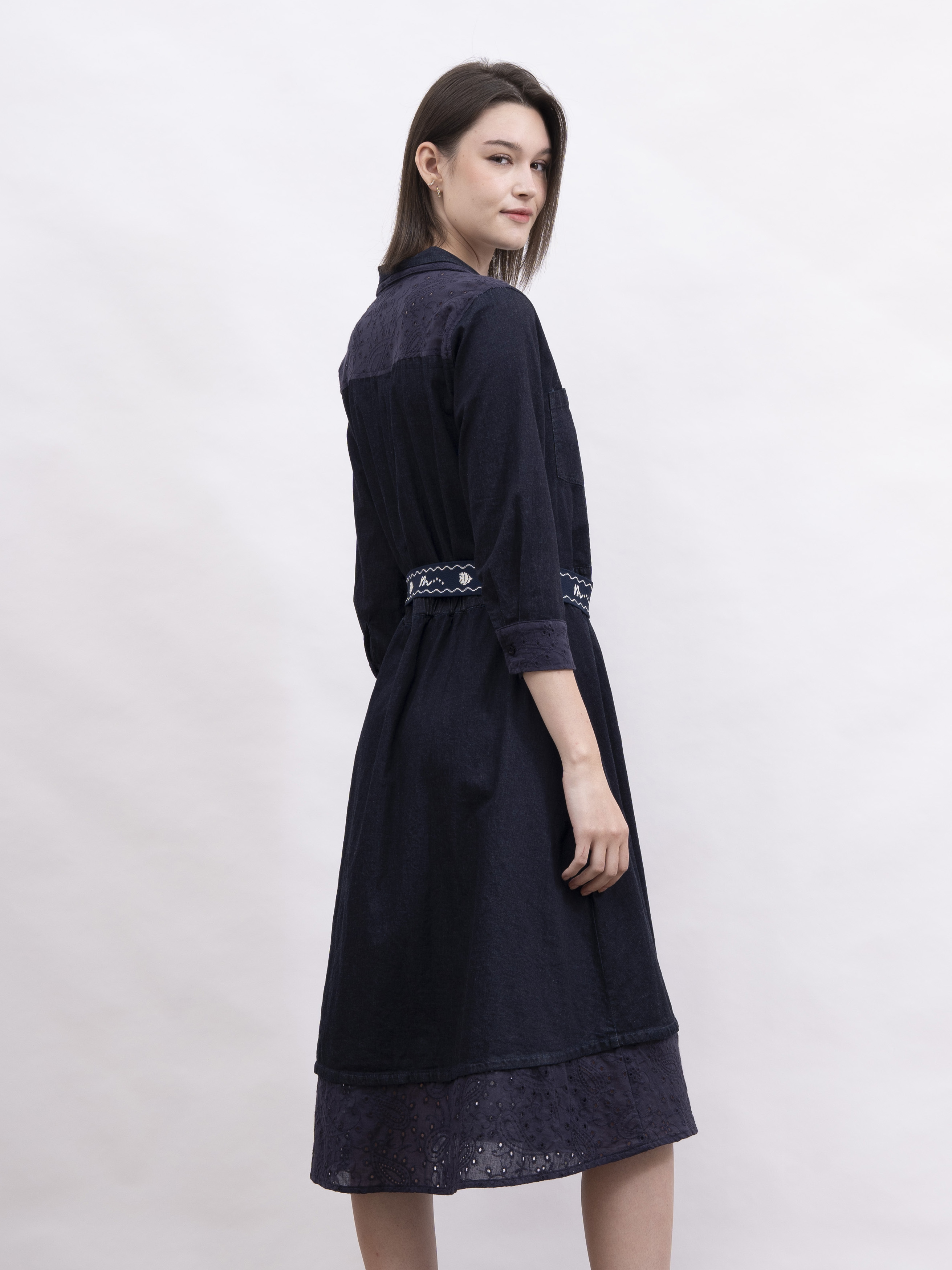 mi-tu 牛仔恤衫連身裙