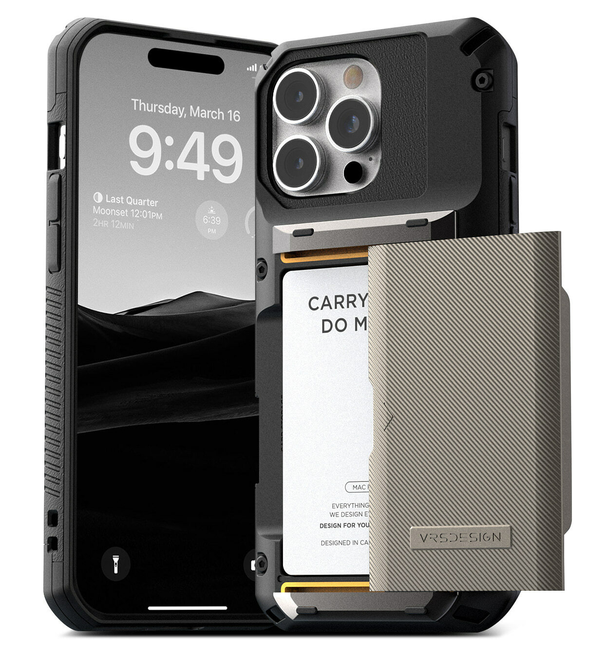 VRS Desgin - Damda Glide Pro - iPhone 16 Pro Max Case 高度防撞鏡頭保護插卡槽手機殼