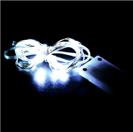 New LED copper wire string lights (waterproof and bright white) (2 meters)