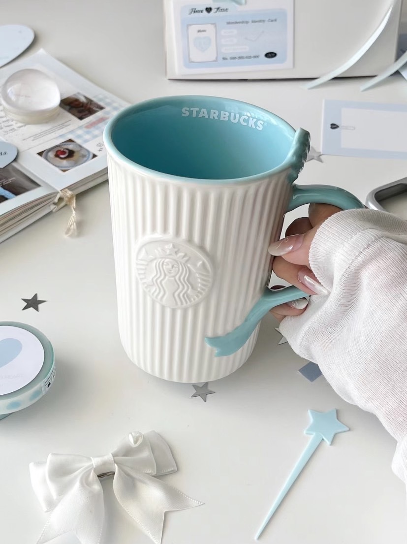 STARBUCKS 星巴克 冰藍芭蕾系列  馬克杯 吸管杯 355ml