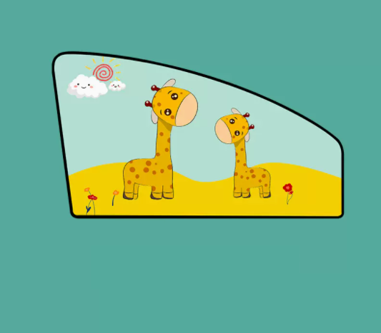The most popular front-row driver car sunshade magnetic sun protection and heat-insulating sunshade (Ping An Lu-)