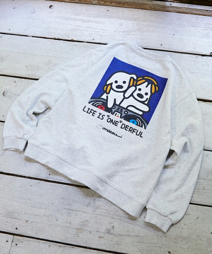 預購┃兒童款 Matsui × FREAK'S STORE 聯名 松井 DJ狗狗 大學T