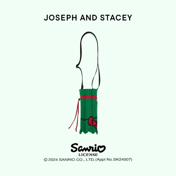 【JOSEPH&STACEY×Sanrio】Lucky Pleats Knit WaterBottle Pouch JOSEPH & STACEY X Sanrio LUCKY PLEATS KNIT WATER BOTTLE