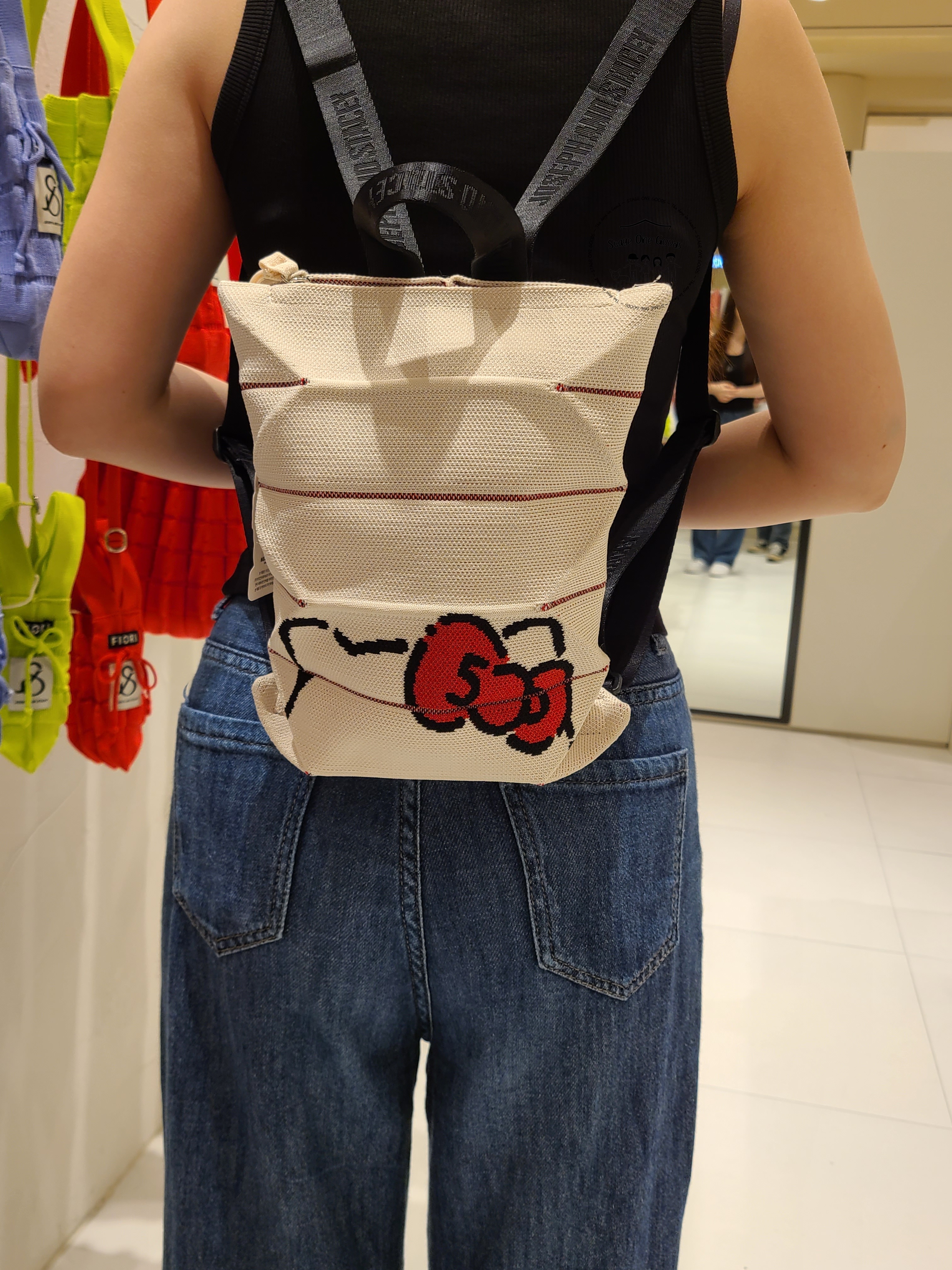 JOSEPH & STACEY X Sanrio LUCKY PLEATS KNIT BACKPACK XS