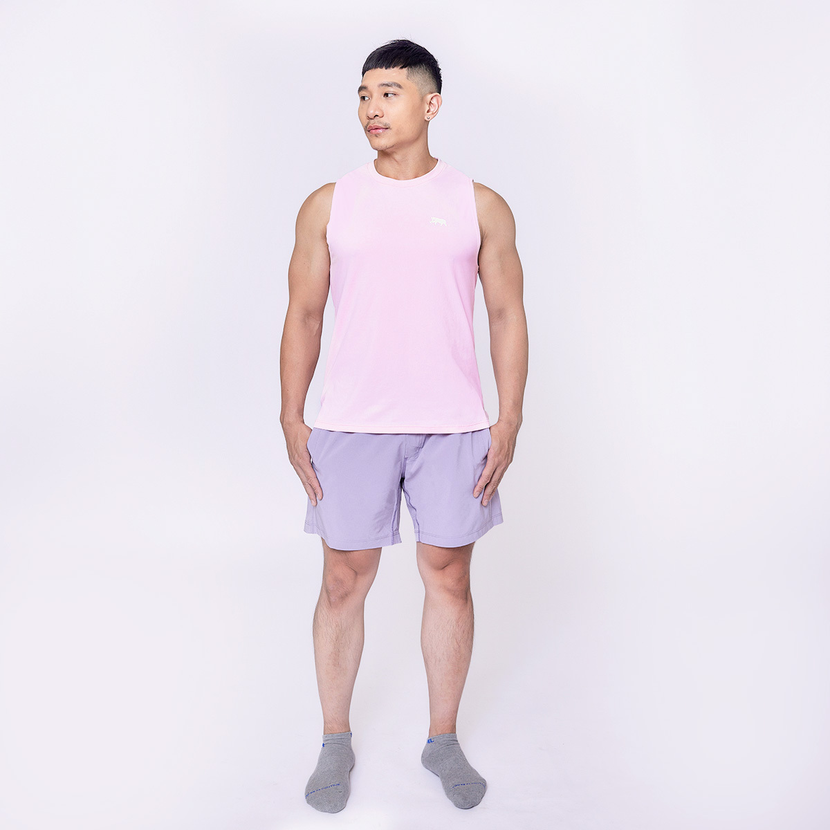 托瑪斯羽量級訓練背心（櫻花粉）