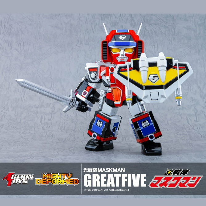 [訂金] Action Toys : 光戰隊 五機合體