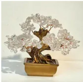 [S] GEMZ & CO HLCT ZHAO CAI TREE, CLEAR QUARTZ, W5 (W5)