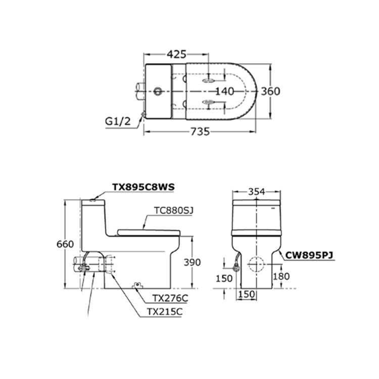 【toto】 PC100-5 PC120-5 Turbocharger Ta3103 S4d95L 4D95 Big