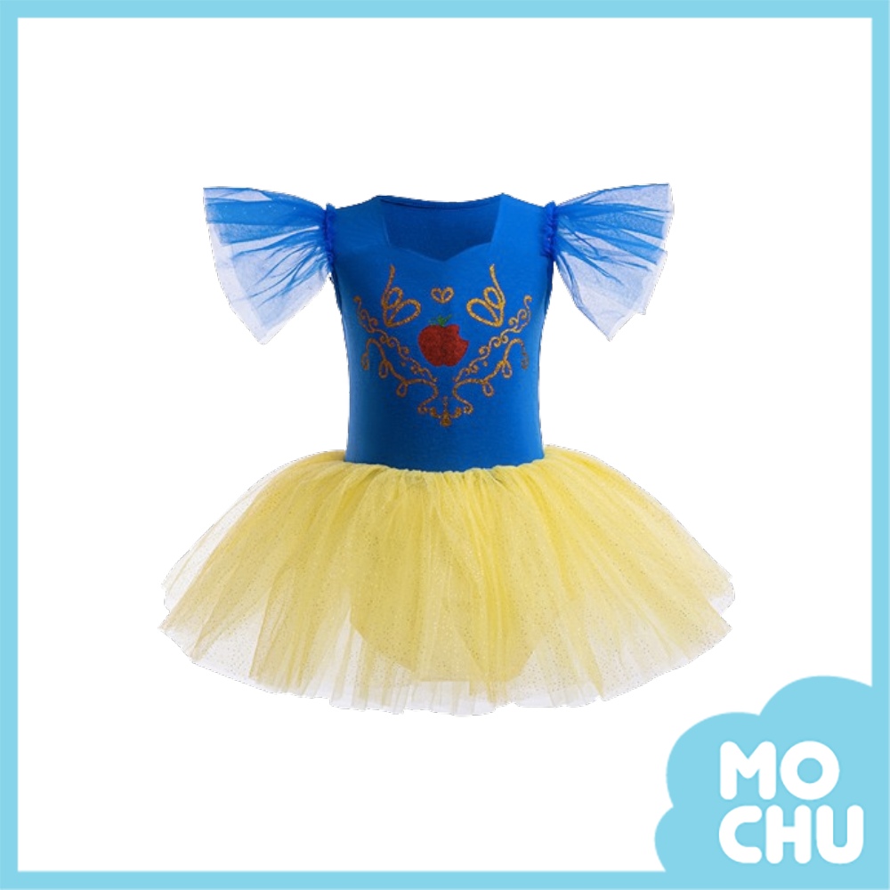 蘋果咬一口撞色澎紗舞蹈裙