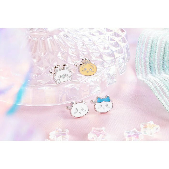 KTQ STORE ‧ 日本 Chiikawa 吉伊卡哇 耳夾 耳骨夾 四件組