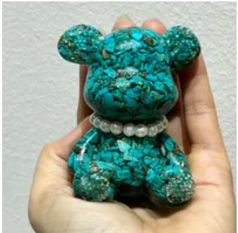 [S] GEMZ & CO MNTF TURQUOISE BABY BEAR DISPLAY, V4 (V4)