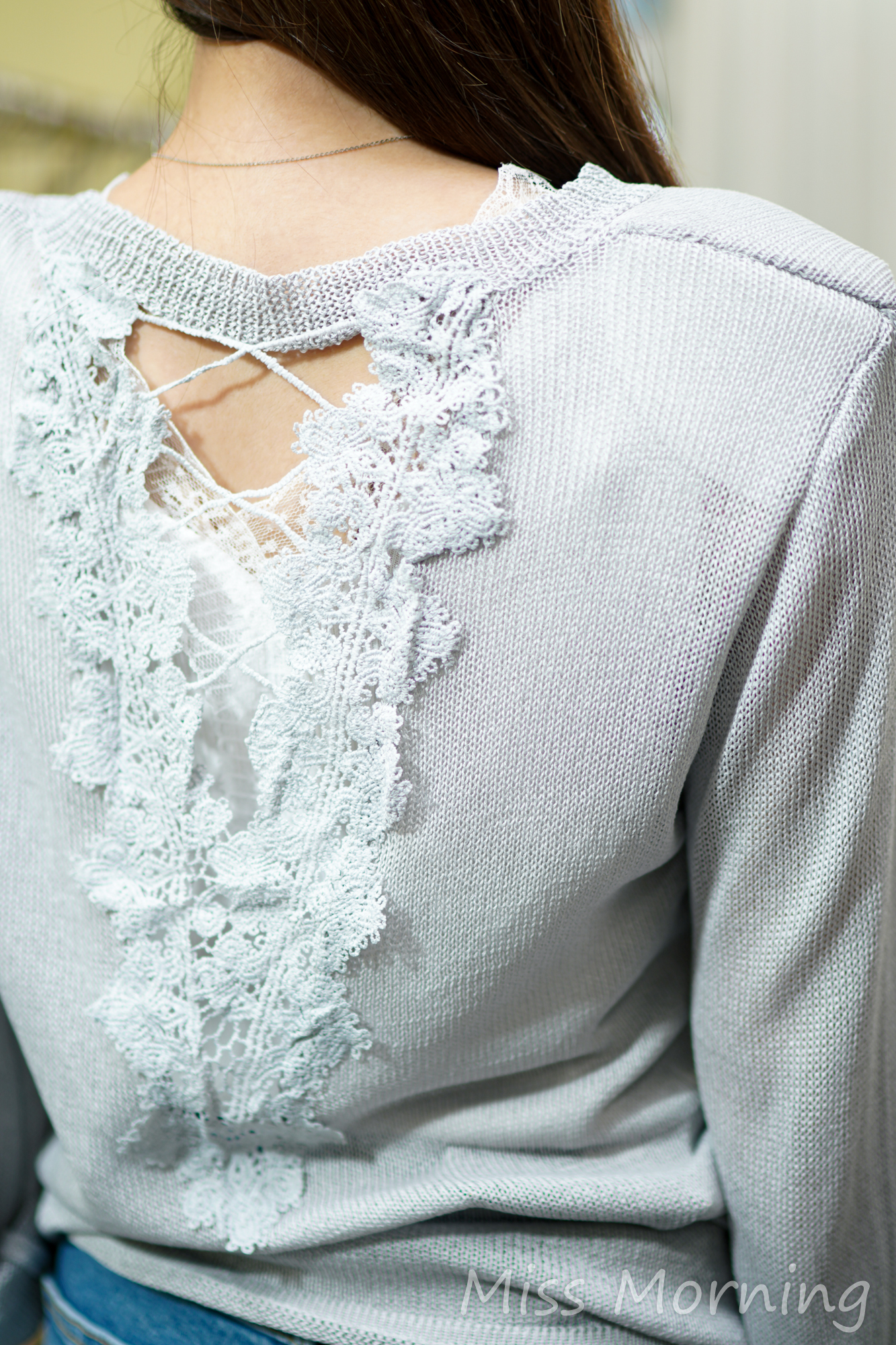 後Lace款上衣(14125)