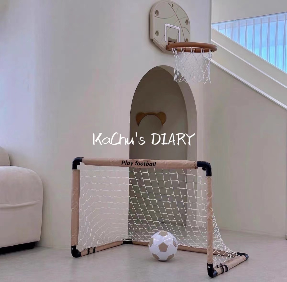 Portable football goal