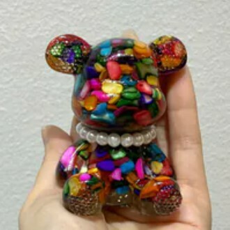 [B] GEMZ & CO MNTF RAINBOW SHELL BABY BEAR DISPLAY, V8 (V8)