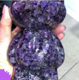 [S] GEMZ & CO MNTF BIG AMETHYST BEAR DISPLAY, V14 (V14)