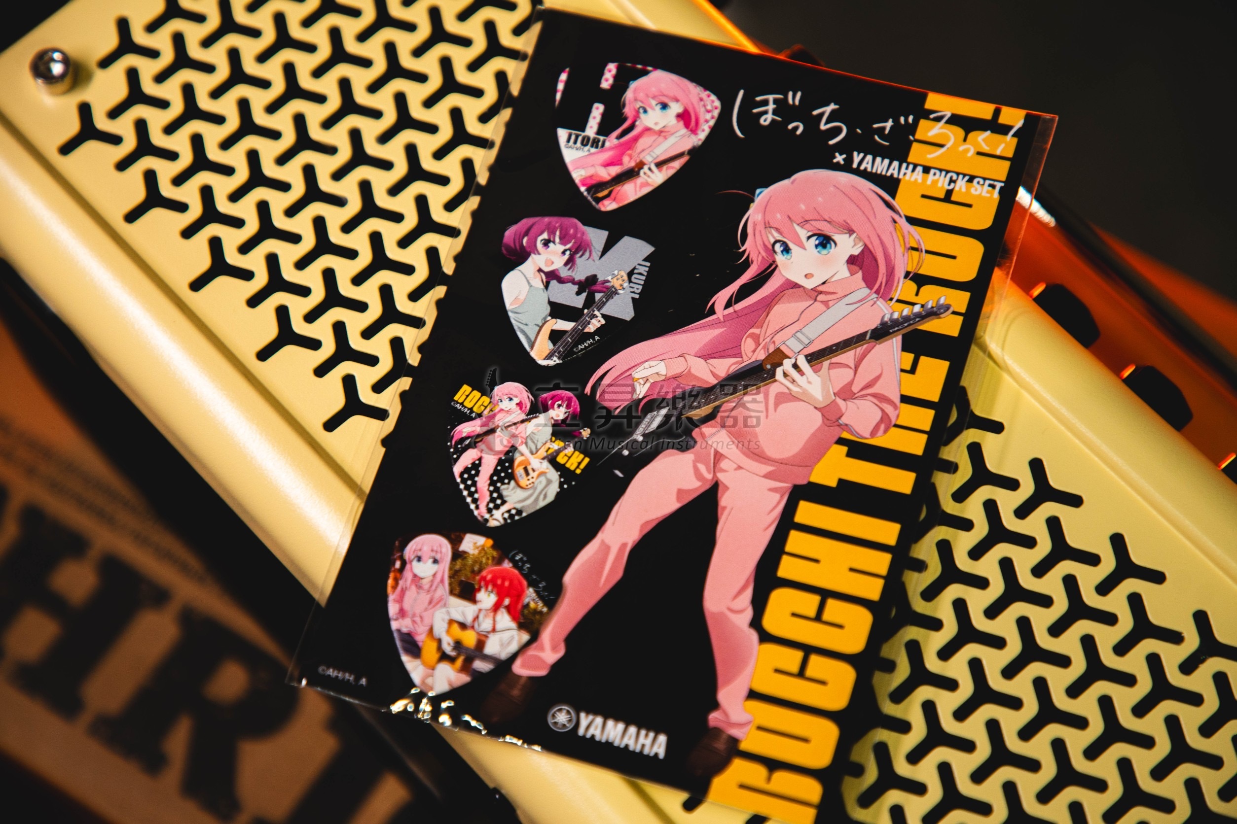【孤獨搖滾！限量聯名款】Yamaha 孤獨搖滾 吉他彈片組 Pick 4片組 正版授權 第 3 張圖片｜三峽吉他 / Bass