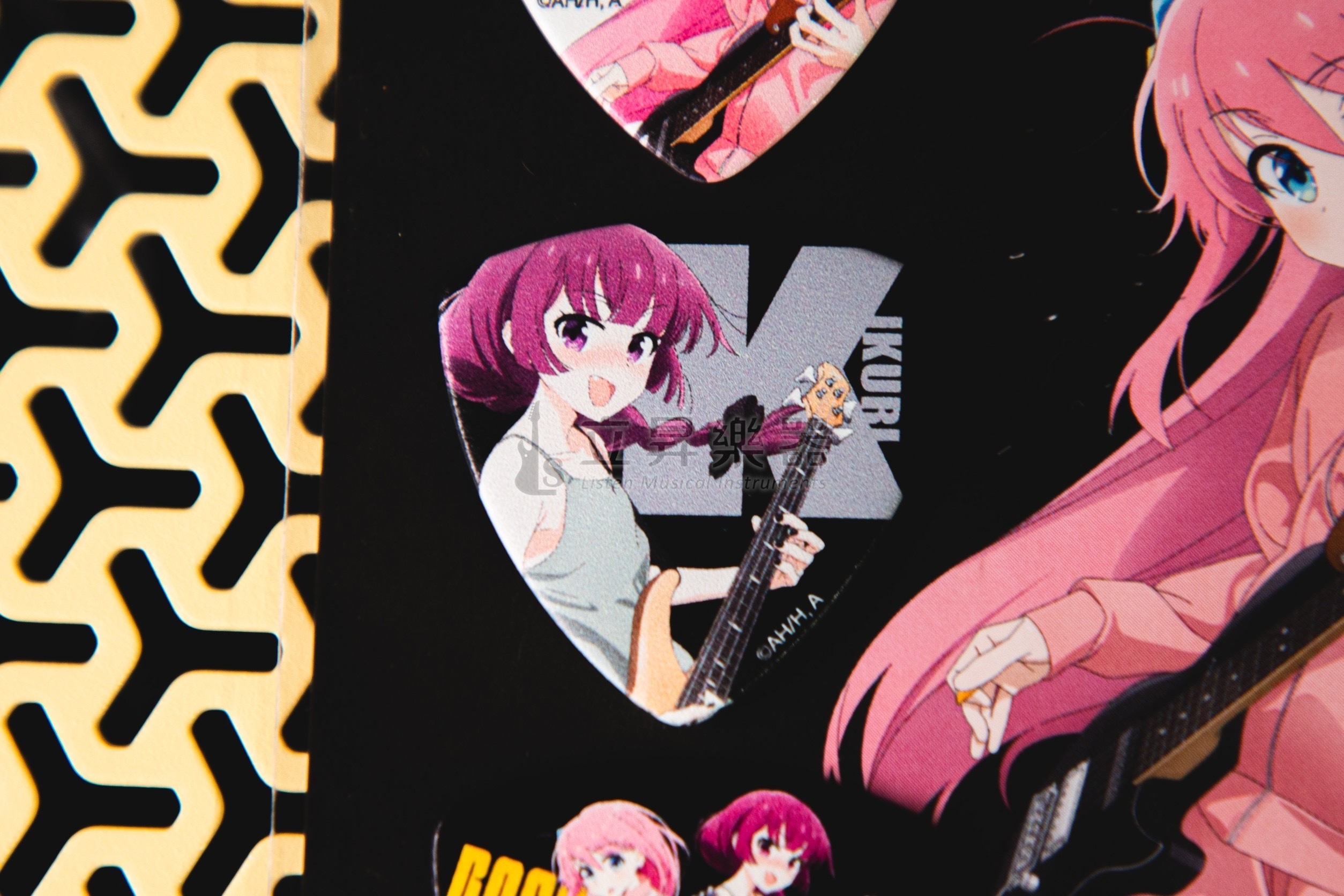 【孤獨搖滾！限量聯名款】Yamaha 孤獨搖滾 吉他彈片組 Pick 4片組 正版授權 第 5 張圖片｜三峽吉他 / Bass