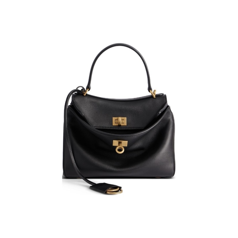 BALENCIAGA Rodeo 手袋 做舊金屬扣 小牛皮 單肩 斜挎 手提包