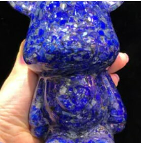 [S] GEMZ & CO MNTF BIG LAPIS LAZULI BEAR DISPLAY, V16 (V16)