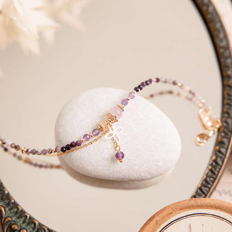 搖曳女人花 – 紫鋰輝石 – 手鍊