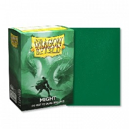 Dragon Shield Standard Size Sleeves (63x88mm) - Clear Might MATTE DUAL (100)