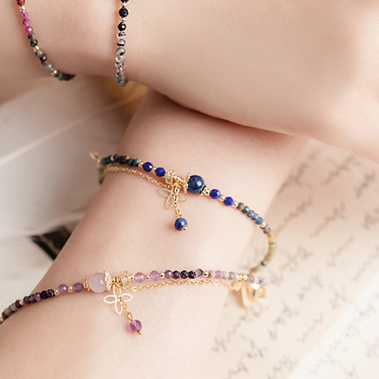 搖曳女人花 – 藍晶石 – 手鍊